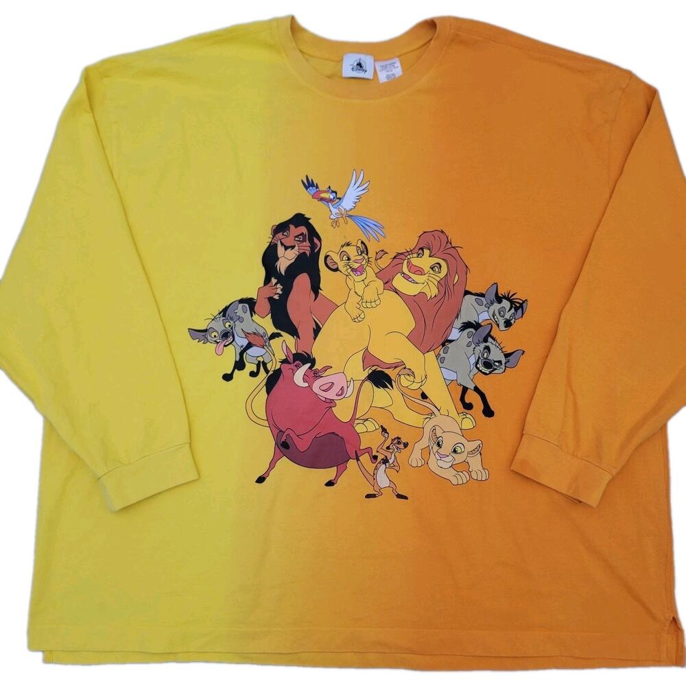 Disneyland Resort The Lion King 30th Anniversary Celebration Crew Shirt 4XL